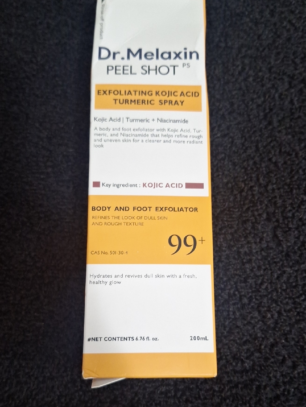 Dr. Melaxin Peel Shot Exfoliating Kojic Acid Turmeric Spray - 6.76 Oz